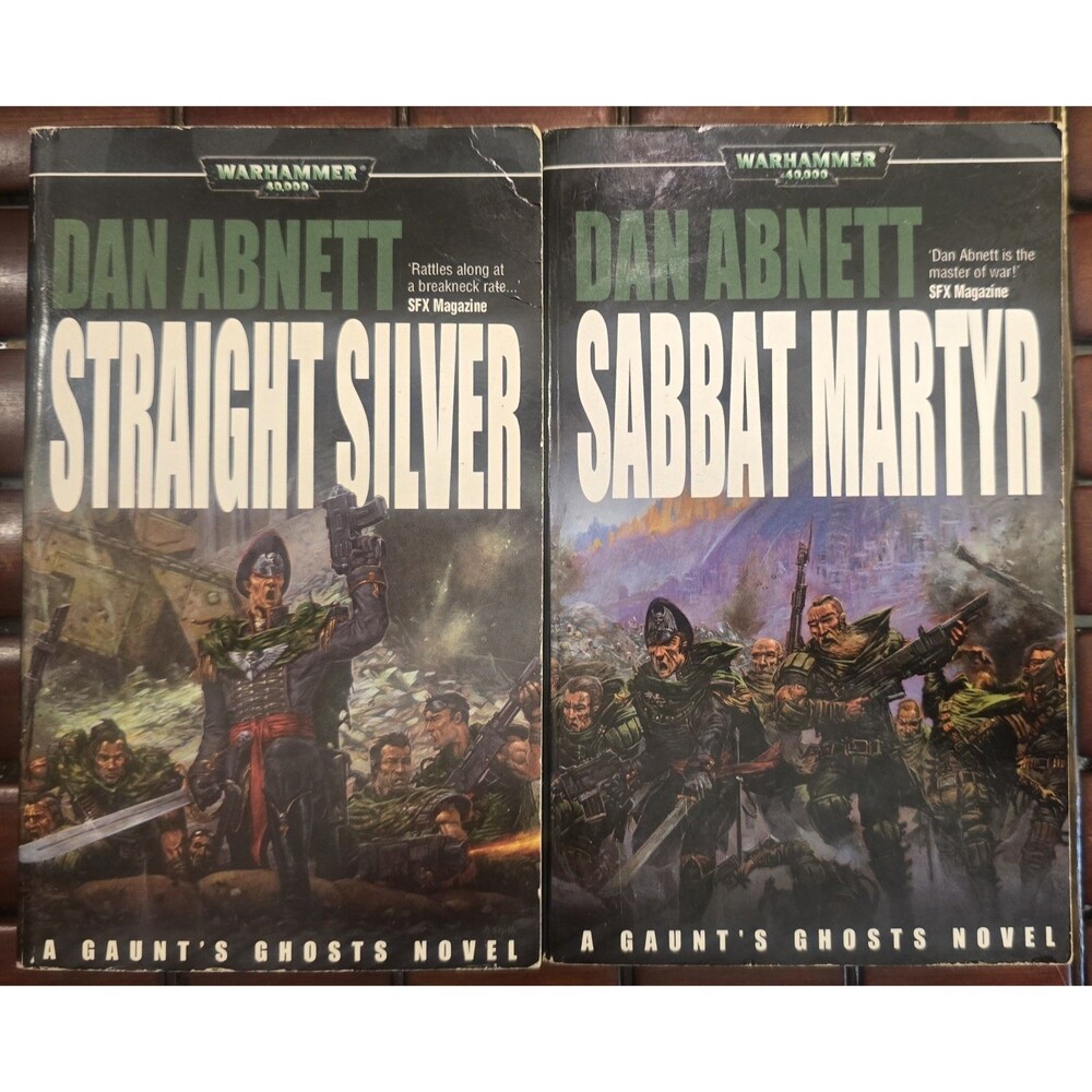 Straight Silver Sabbat Martyr Gaunt’s Ghosts Warhammer 40K Dan Abnett Paperback